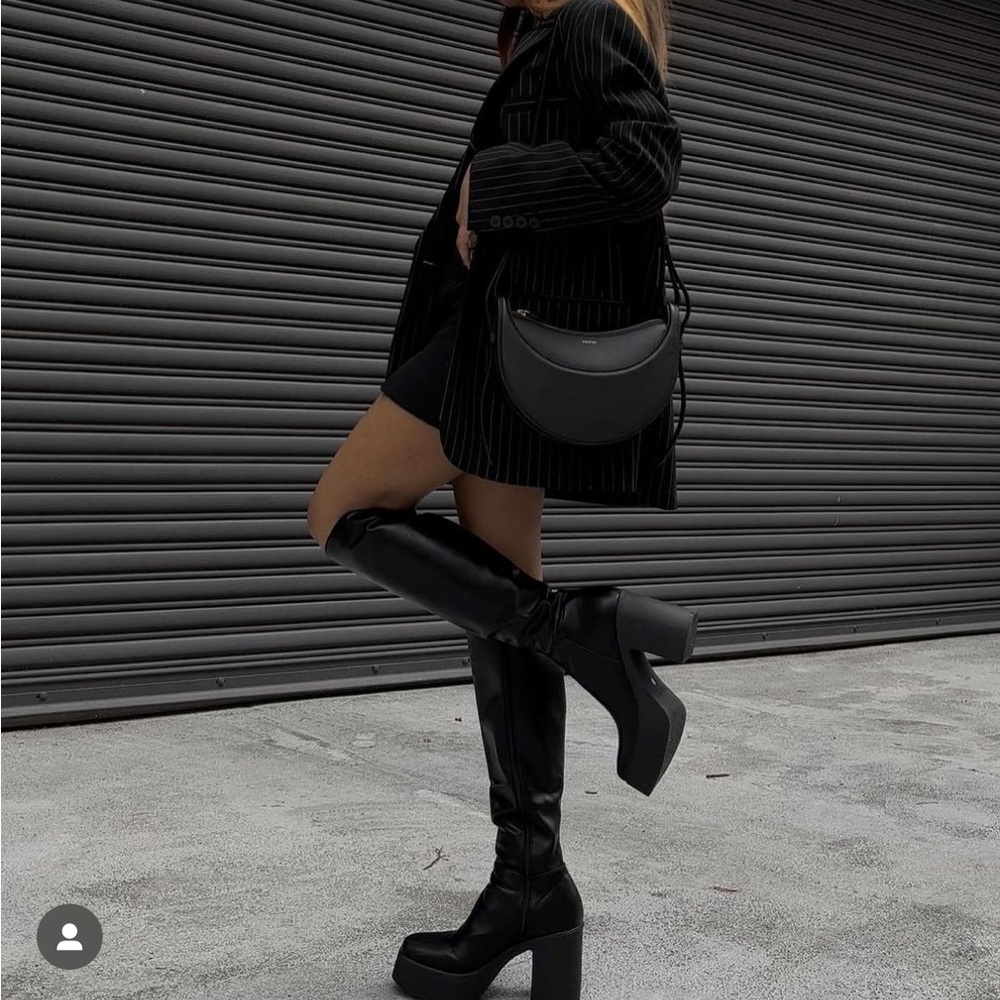 Lamoda Slick Nicks Wide Calf Boots